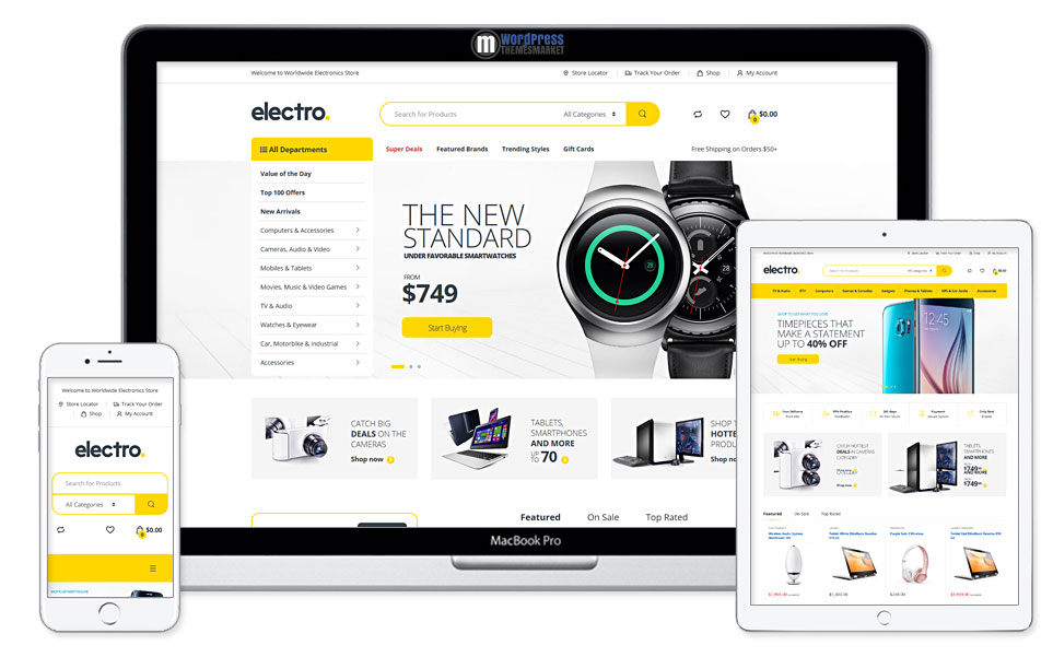 Electro Electronics Store Theme 1